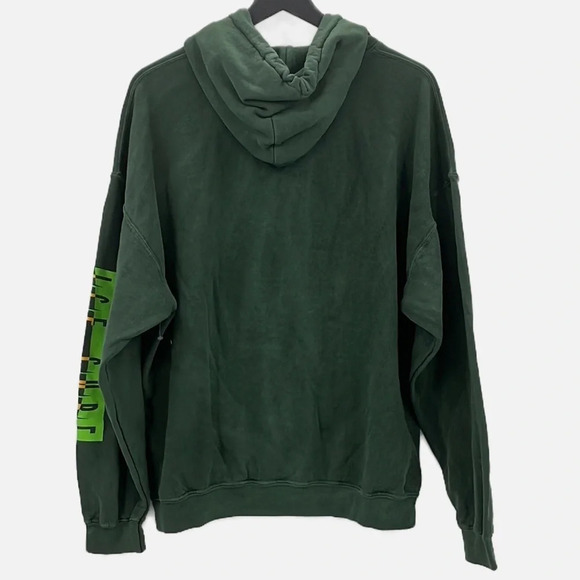 Ice Cube Official Merchandise Peace Out Hoodie in Green - Size Medium - Picture 3 of 7